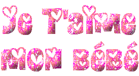 JE T AIME MON BB